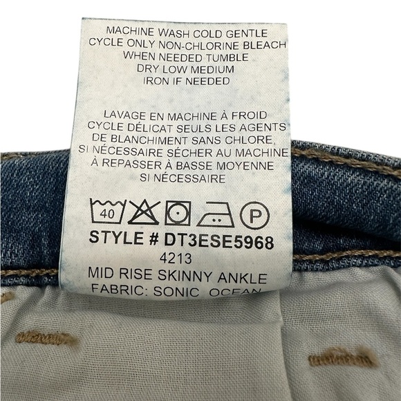 JOE’S Jeans Mid-Rise Skinny Ankle in Sonic Ocean Blue Women Size 26 $189 NWT - Picture 10 of 11